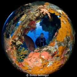 Round World Underwater by Enrico Somogyi 